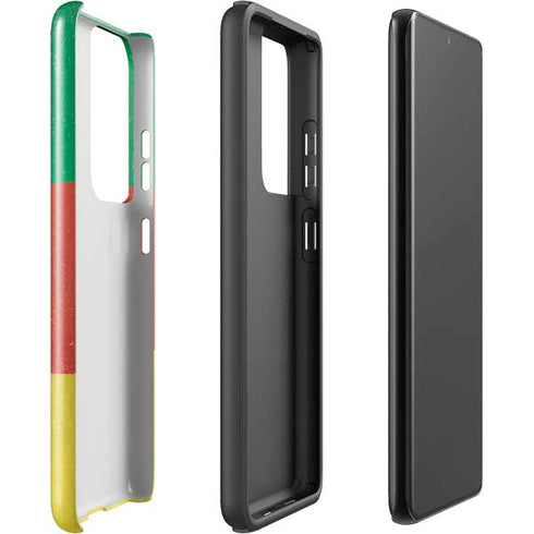 Cameroon Flag Distressed Galaxy S21 Ultra 5G Pro Case